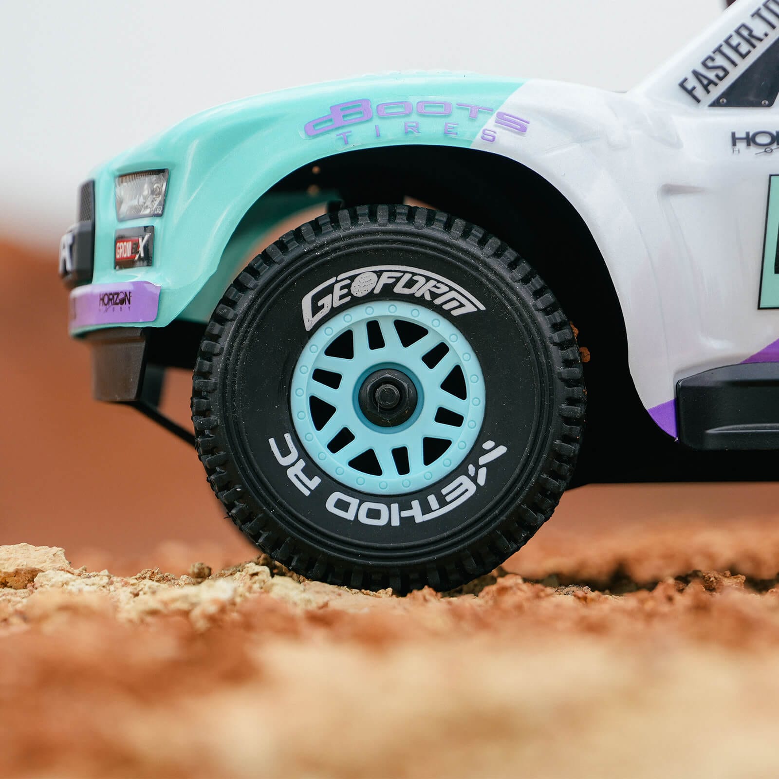Method RC Tire and Wheel Geoform All-Terrain 1/16 Short Course Tires on SWITCH 12mm Hex Wheels Designed for ARRMA® MOJAVE™ GROM (2pcs Glued)