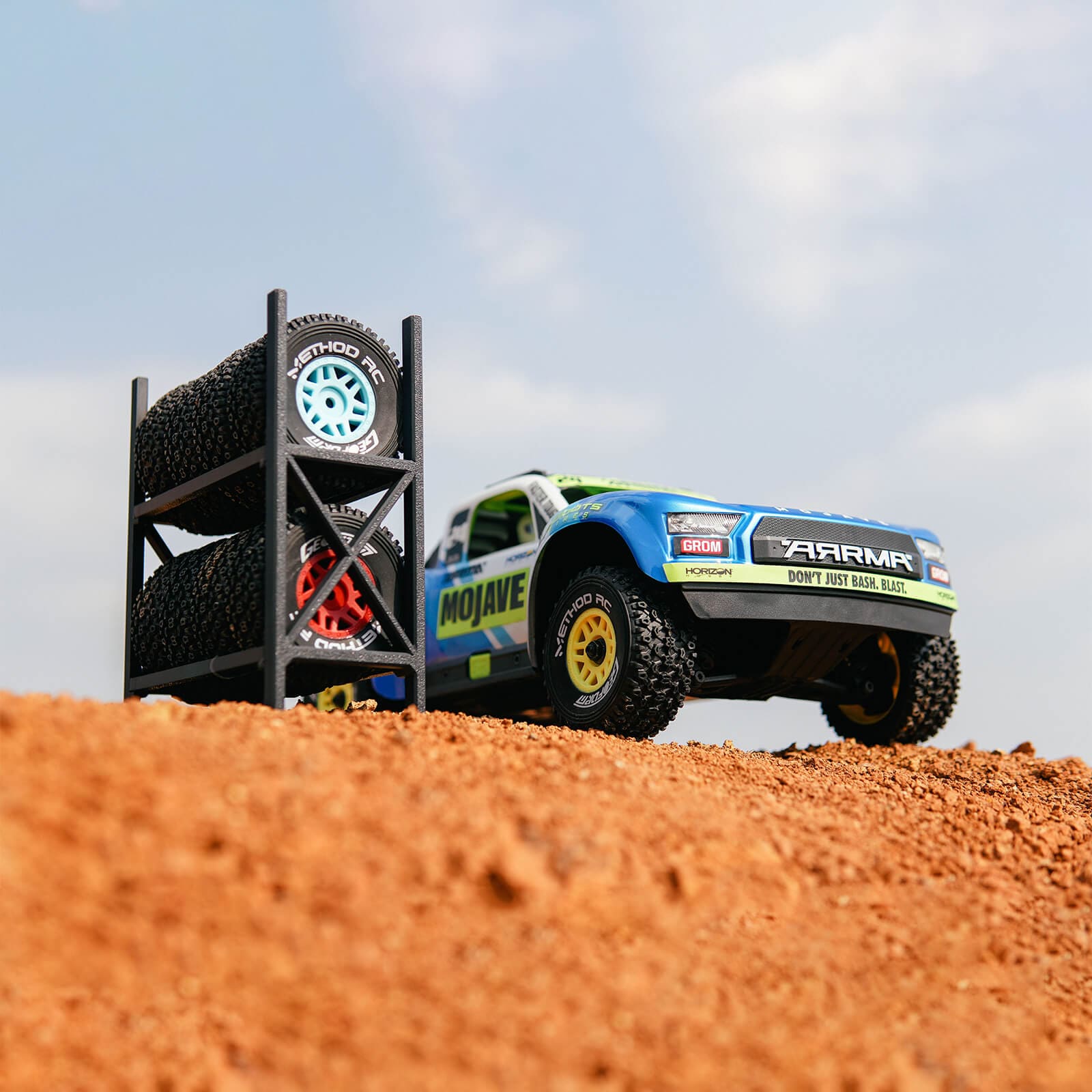 Method RC Tire and Wheel Geoform All-Terrain 1/16 Short Course Tires on SWITCH 12mm Hex Wheels Designed for ARRMA® MOJAVE™ GROM (2pcs Glued)