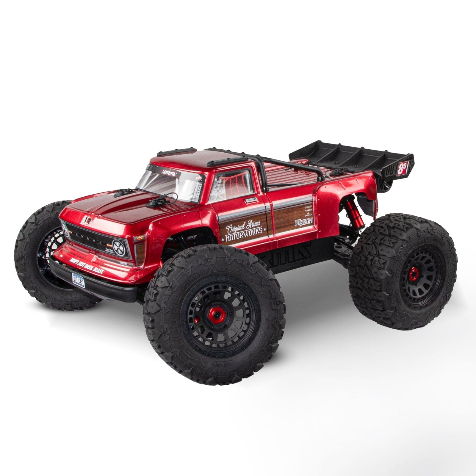 Method RC Tire and Wheel Terraform All-Terrain Belted 1/5th Monster Truck Tires on Array 24mm Hex Wheels (2pcs, Glued)