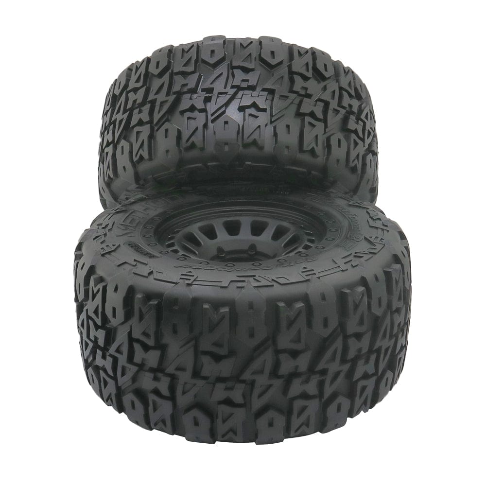 Method RC Tire and Wheel Terraform All-Terrain Belted 1/5th Monster Truck Tires on Array 24mm Hex Wheels (2pcs, Glued)