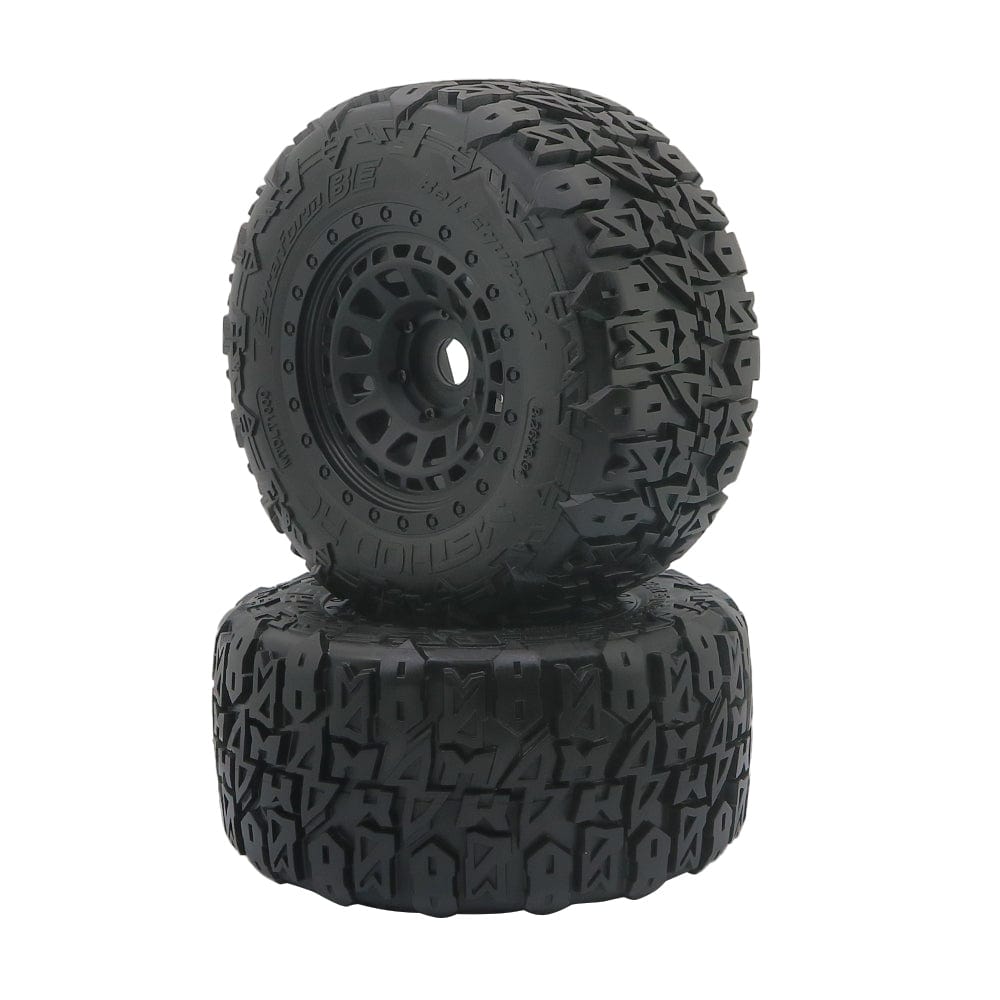 Method RC Tire and Wheel Terraform All-Terrain Belted 1/5th Monster Truck Tires on Array 24mm Hex Wheels (2pcs, Glued)