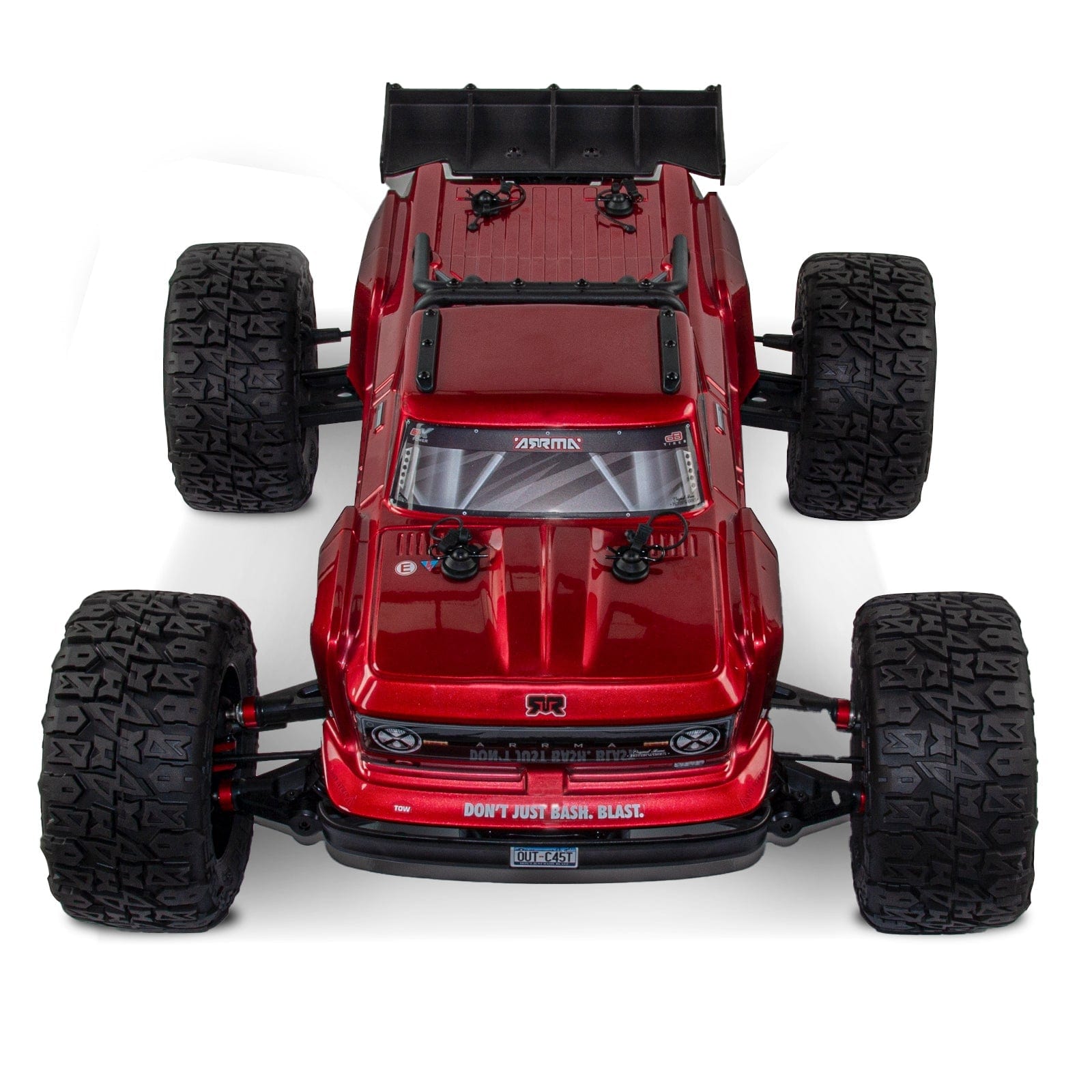 Method RC Tire and Wheel Terraform All-Terrain Belted 1/5th Monster Truck Tires on Array 24mm Hex Wheels (2pcs, Glued)