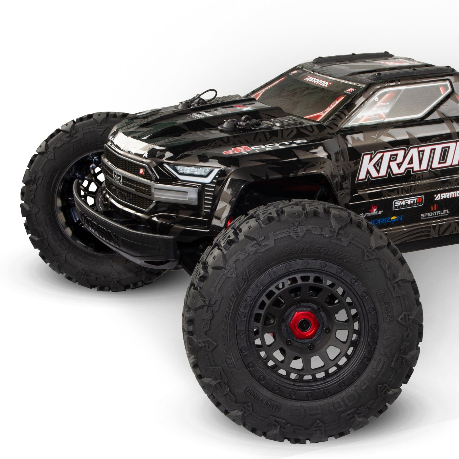 Method RC Tire and Wheel Terraform All-Terrain Belted 1/5th Monster Truck Tires on Array 24mm Hex Wheels (2pcs, Glued)