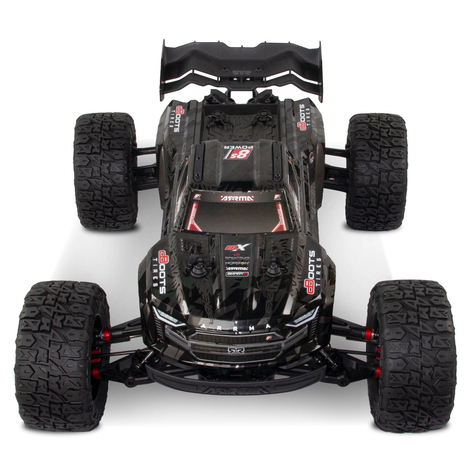 Method RC Tire and Wheel Terraform All-Terrain Belted 1/5th Monster Truck Tires on Array 24mm Hex Wheels (2pcs, Glued)