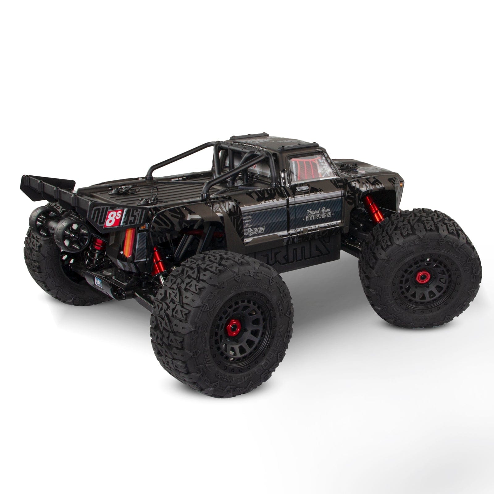 Method RC Tire and Wheel Terraform All-Terrain Belted 1/5th Monster Truck Tires on Array 24mm Hex Wheels (2pcs, Glued)