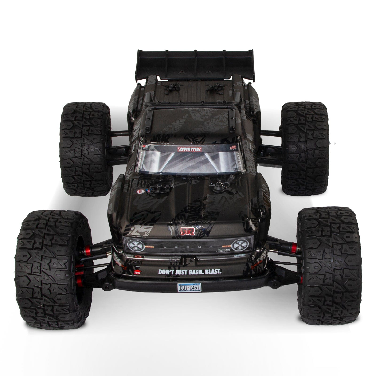 Method RC Tire and Wheel Terraform All-Terrain Belted 1/5th Monster Truck Tires on Array 24mm Hex Wheels (2pcs, Glued)