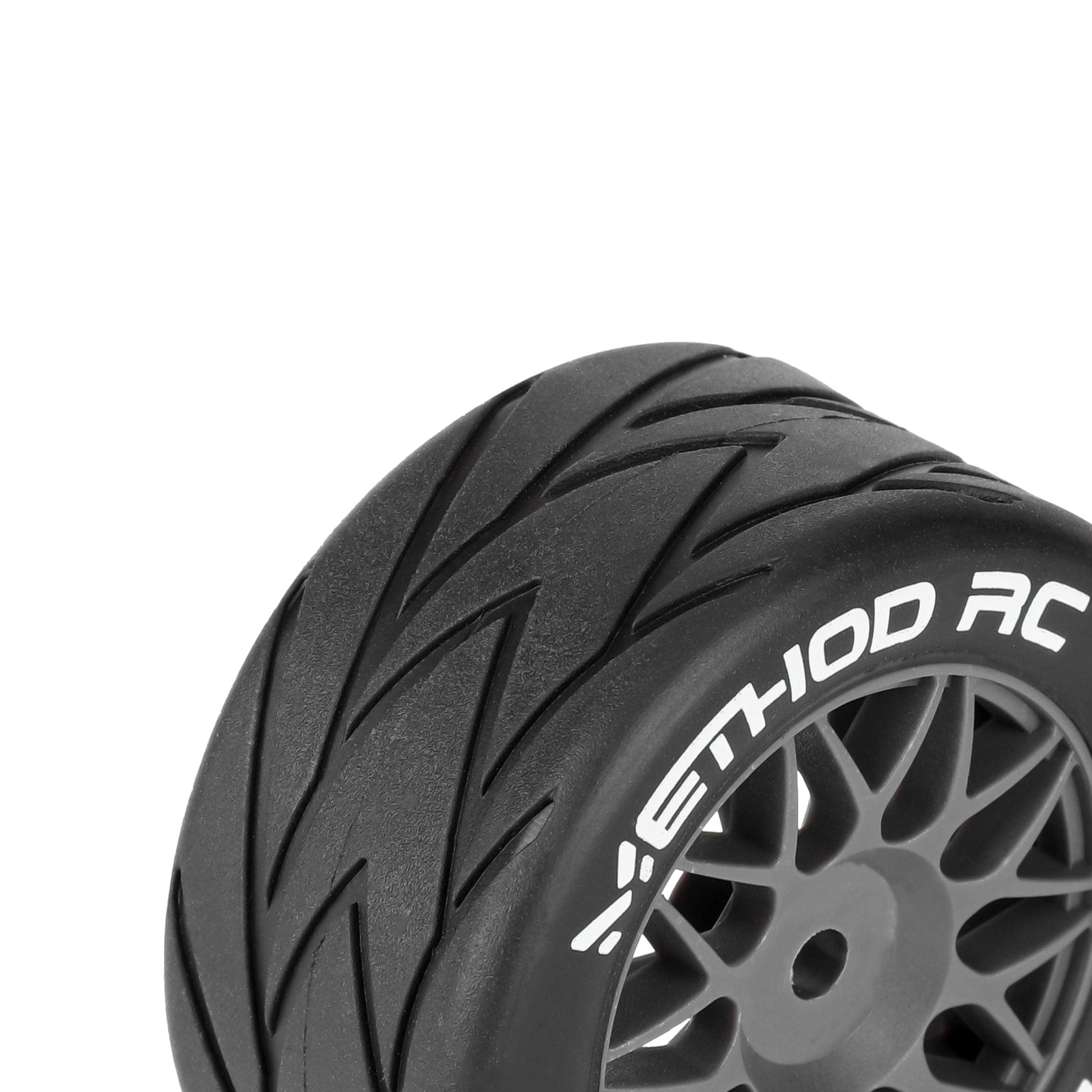Method RC Tire and Wheel Velociter All-Road 1/12 NASCAR Tires on FLYR 8mm Hex Wheels Designed for LOSI® 1/12 NASCAR Platform (2pcs Glued)