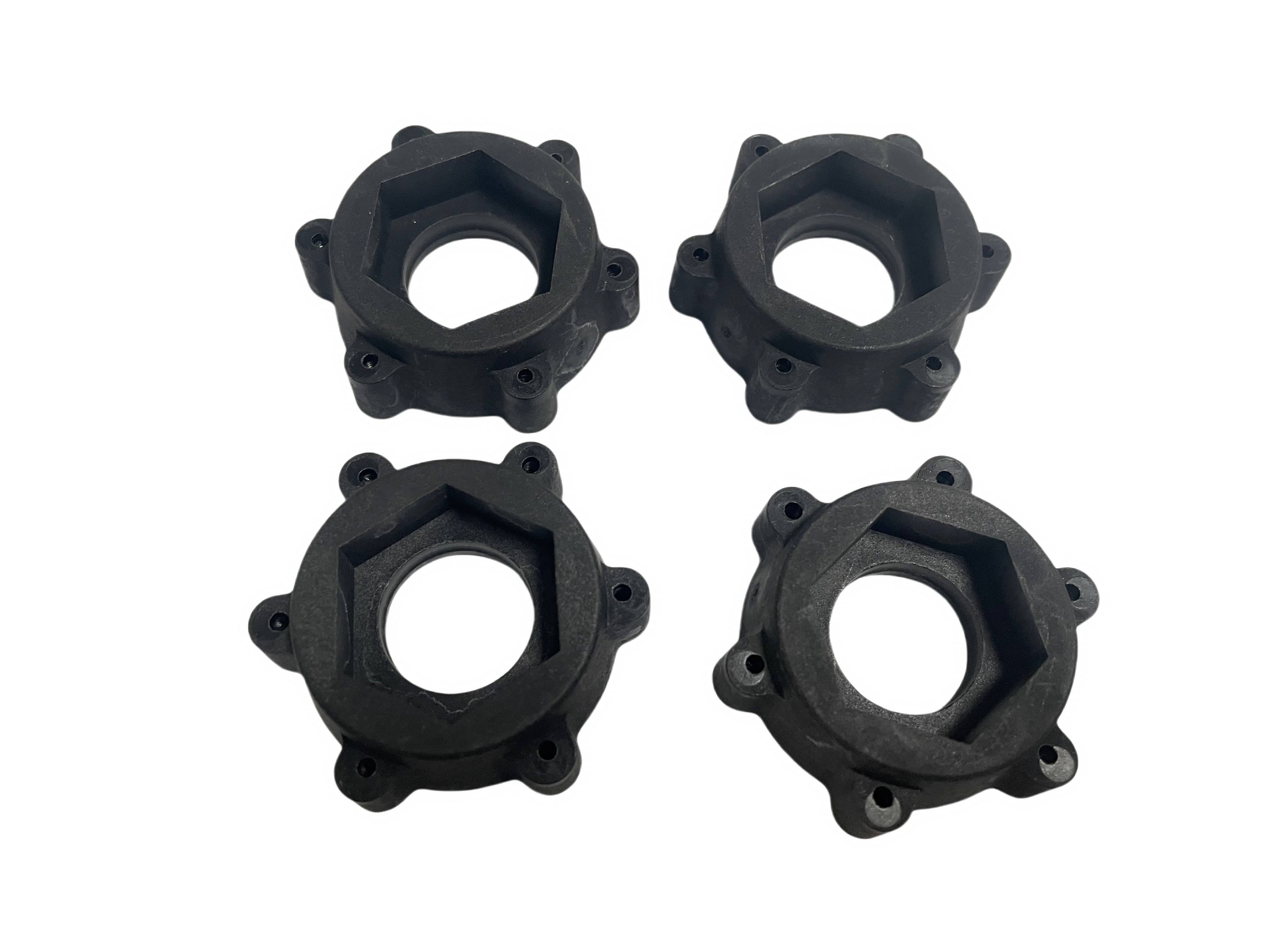 Method RC Wheel Hexes Stock plastic hex adaptor for Arrma of 1/5th Monster Truck tire, 24mm hex and 14mm Thickness (4pcs)