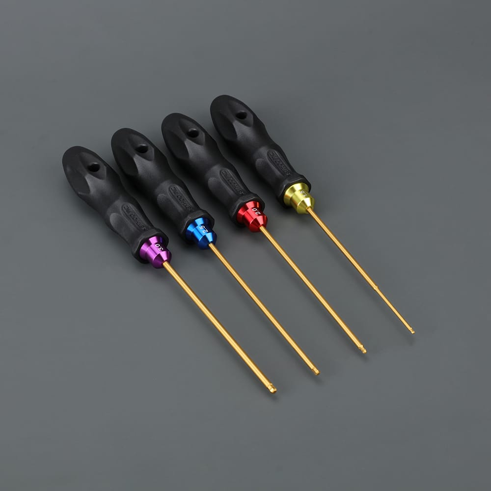 Method RC RC Tools 1.5mm / 2.0mm / 2.5mm / 3.0mm Metric Ball Hex Driver Set (1.5, 2.0,2.5, 3.0mm)4pcs - RC Tools