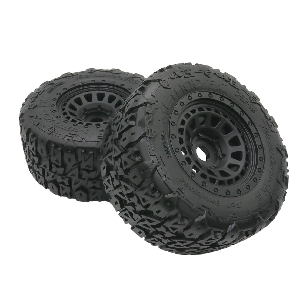 Method RC Tire and Wheel Terraform All-Terrain Belted 1/5th Monster Truck Tires on Array 24mm Hex Wheels (2pcs, Glued)