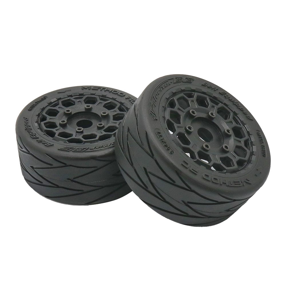 Method RC Tire and Wheel Velociter Belted 1/7th On-Road Tires on Hive 17mm Hex Wheels (2pcs, not glued)